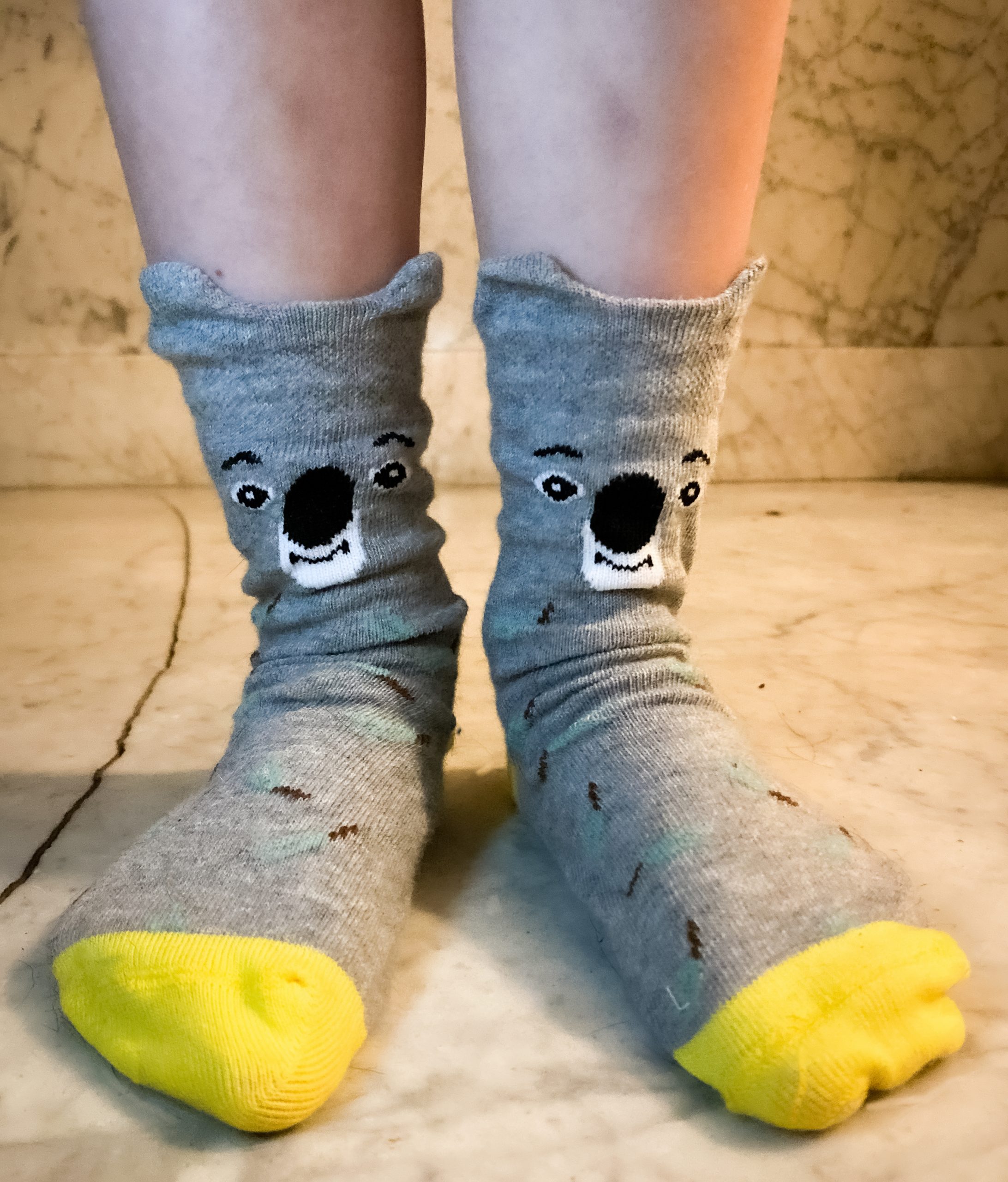 Vertrek naar schommel Ruwe slaap Koos' Groene sokken (kind + volwassen) - Koos de Koala